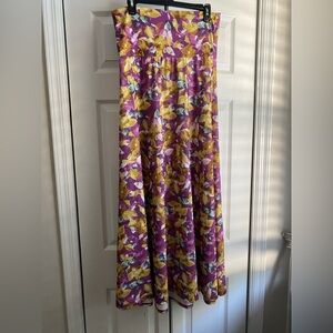 LuLaRoe Floral Maxi Skirt, Excellent condition! Smoke free home! NWOT